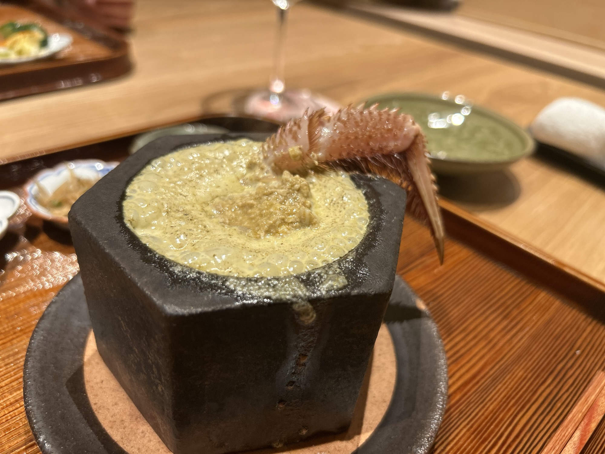 麻布十番 かにじぇんぬ 麻布 鮑の肝ソース