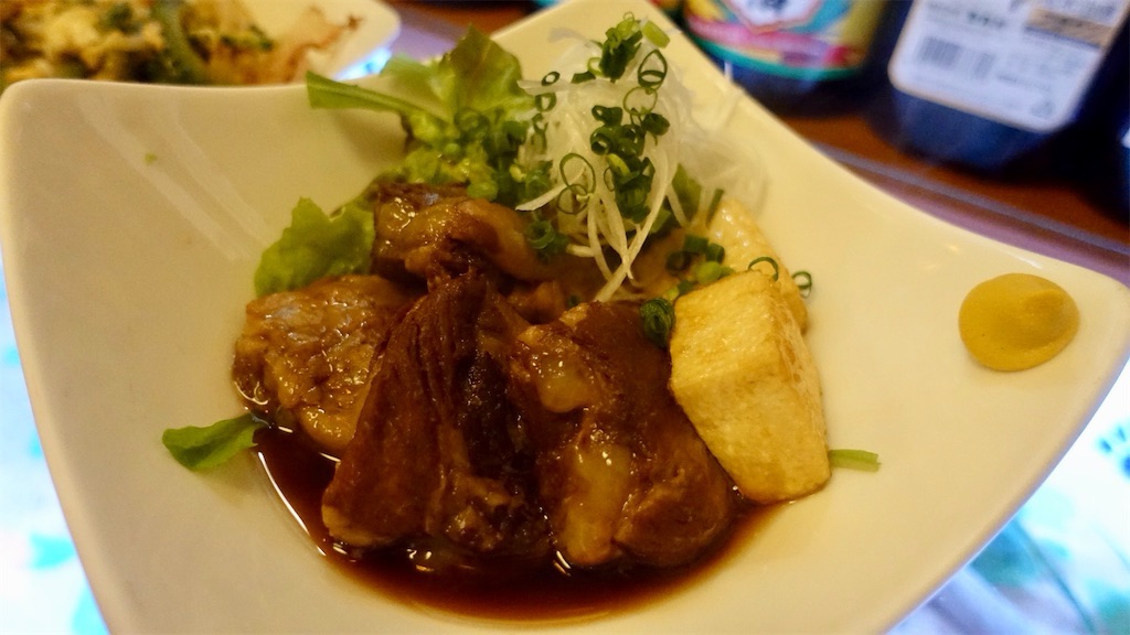 神泉 ゆいま〜る食堂 ソーキの煮つけ