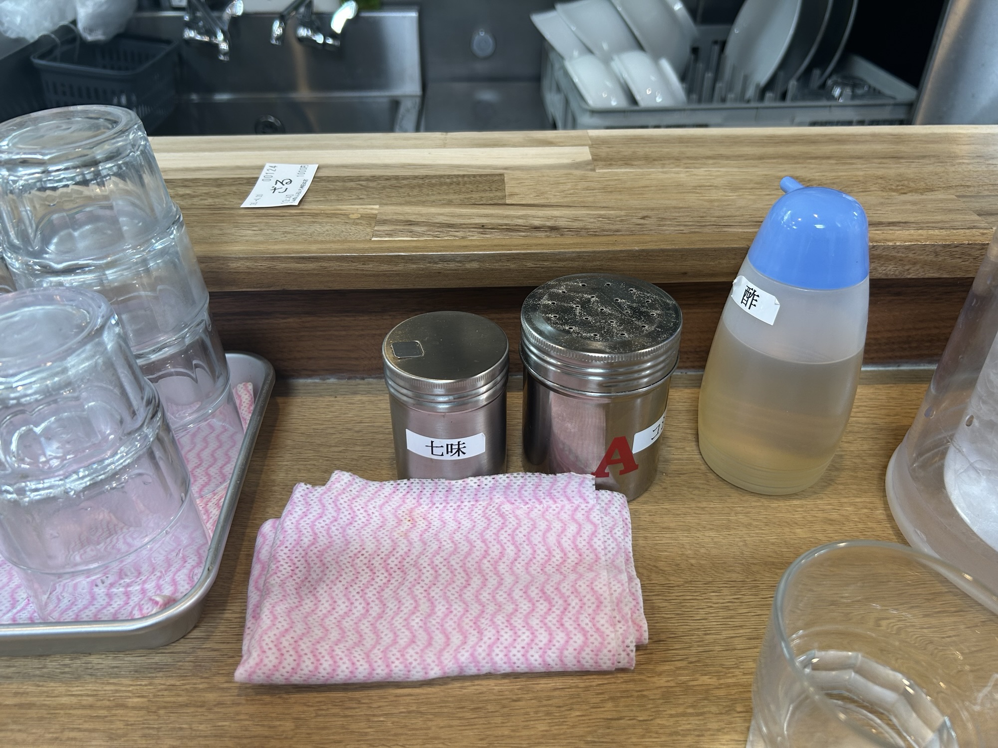 神田 らぁめん ふるいち 調味料