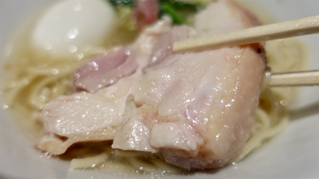 淡路町 塩生姜らー麺専門店 MANNISH 淡路町本店 塩生姜らー麺 味玉入り