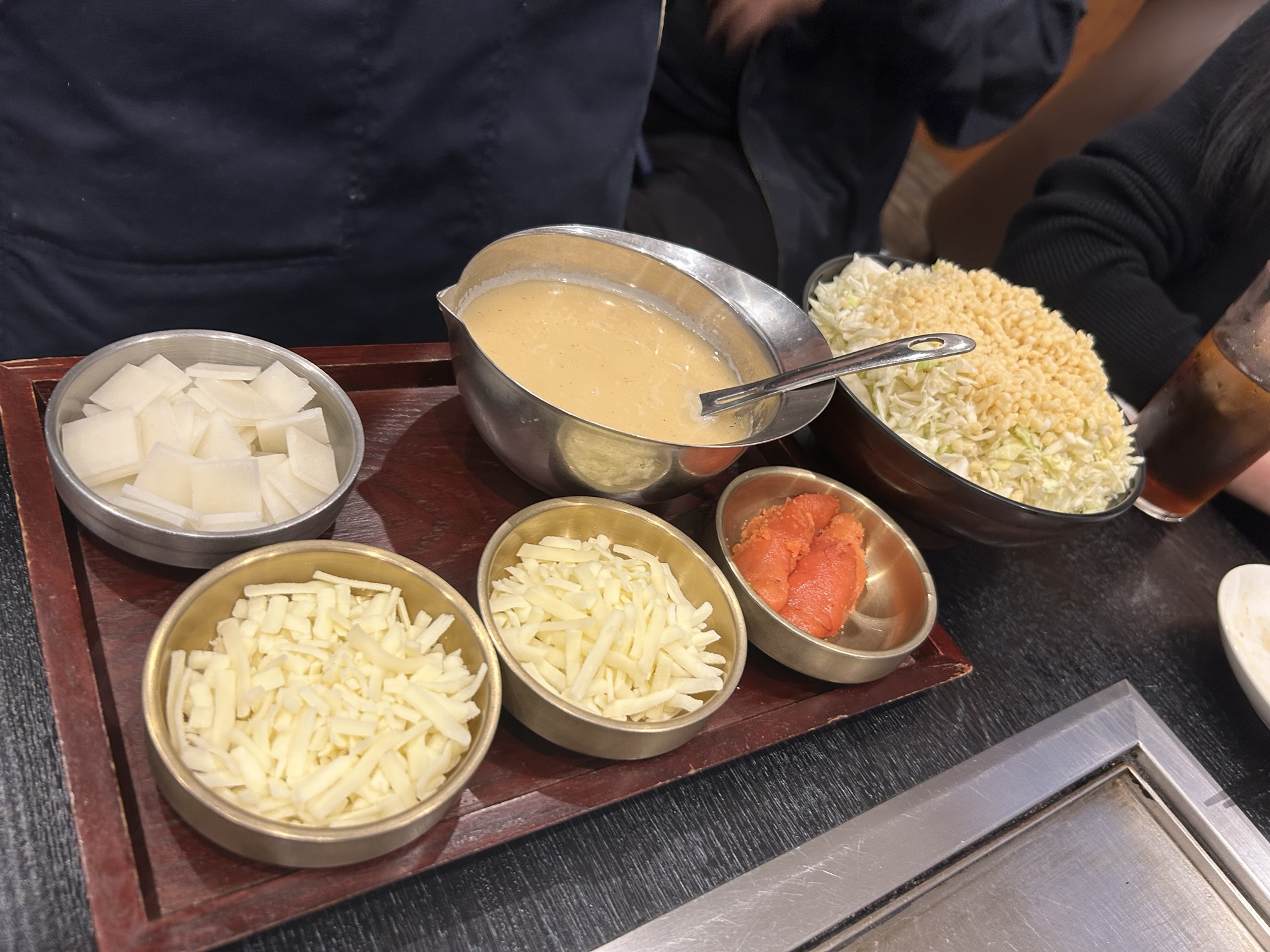 学芸大学 だしともんじゃ 学芸大学店 めんたい餅もんじゃ