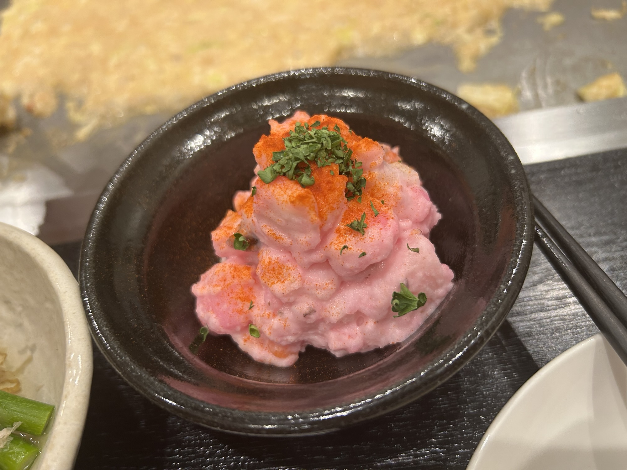 学芸大学 だしともんじゃ 学芸大学店 ポテトサラダ