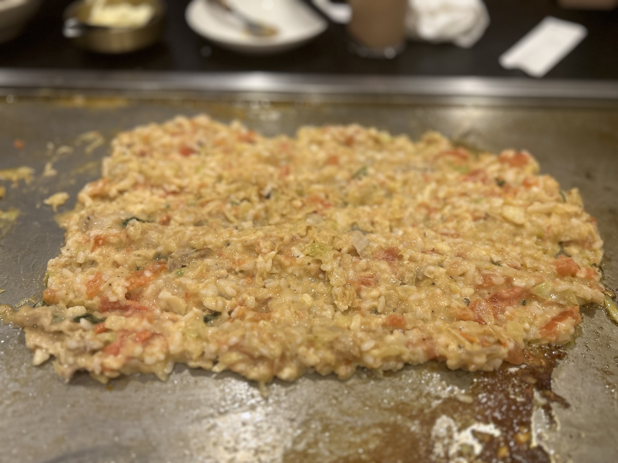 学芸大学 だしともんじゃ 学芸大学店 トマトたっぷりマルゲリータもんじゃ