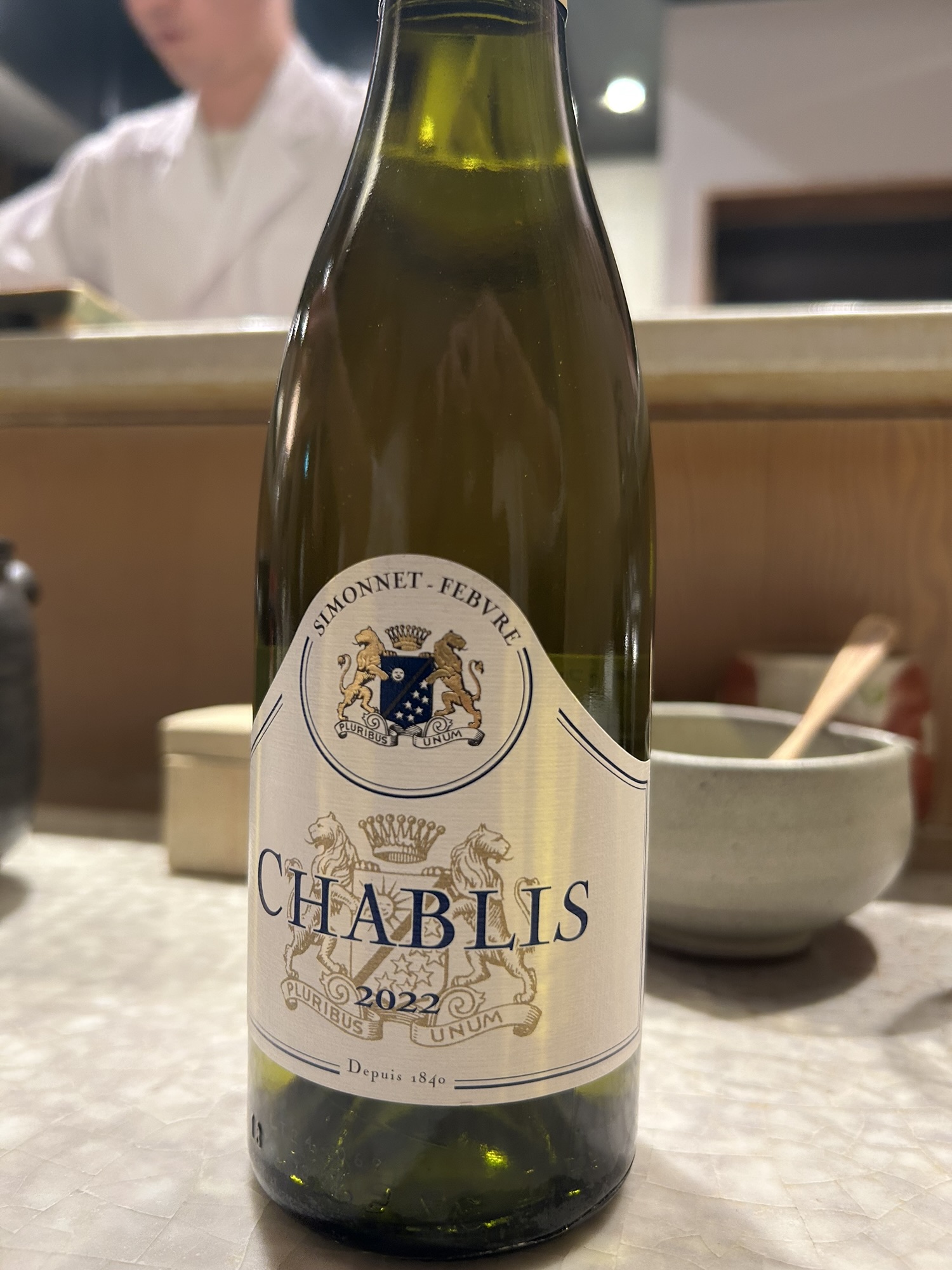 築地 天麩羅なかがわ ワイン