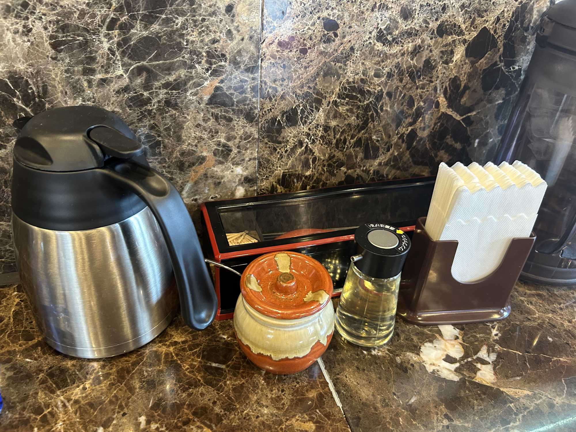 府中 麺屋富士 つけ麺&ラーメン 調味料