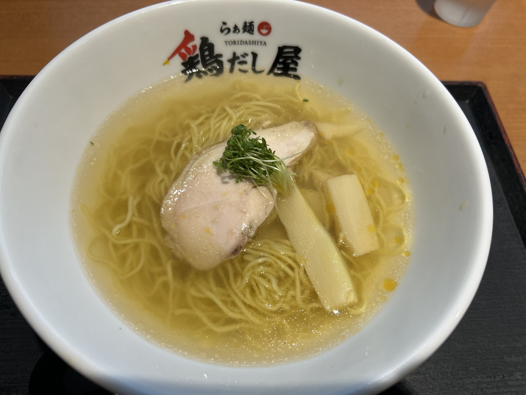 羽田空港 らぁ麺 鶏だし屋 塩らぁ麺