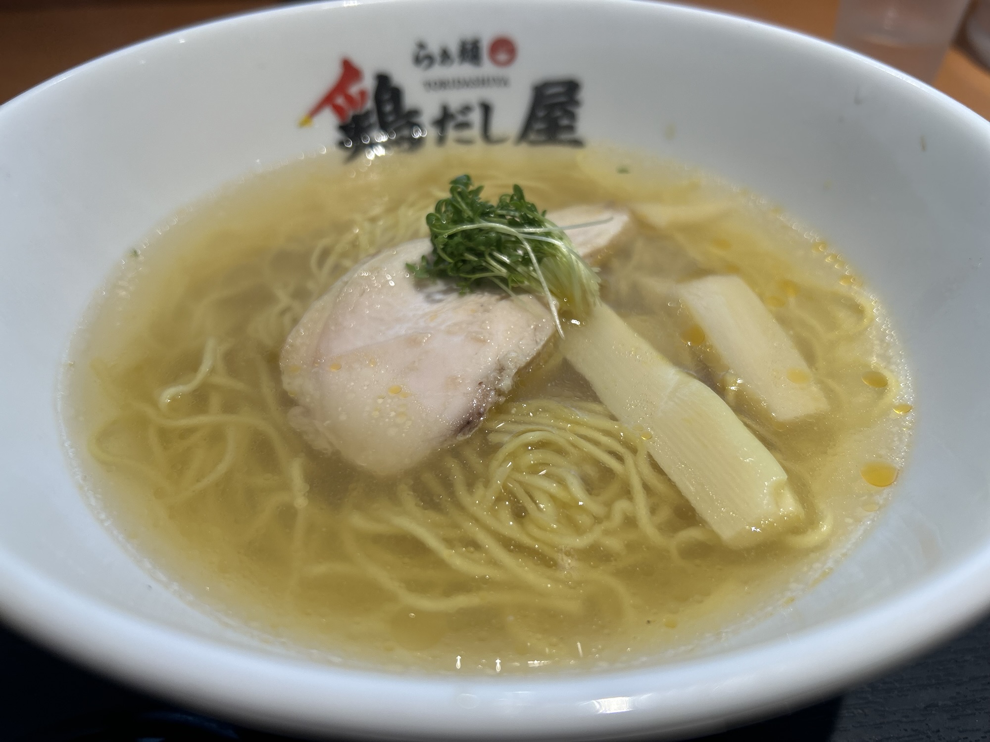 羽田空港 らぁ麺 鶏だし屋 塩らぁ麺