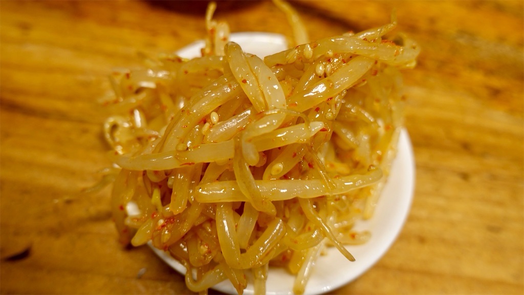 明大前 一風堂 明大前店 ピリ辛モヤシ