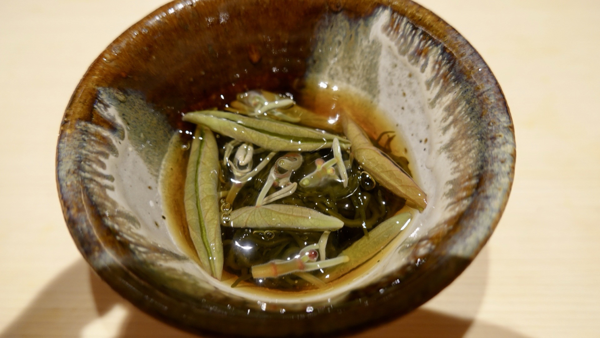 恵比寿 鮨せい大 ジュンサイとモズク