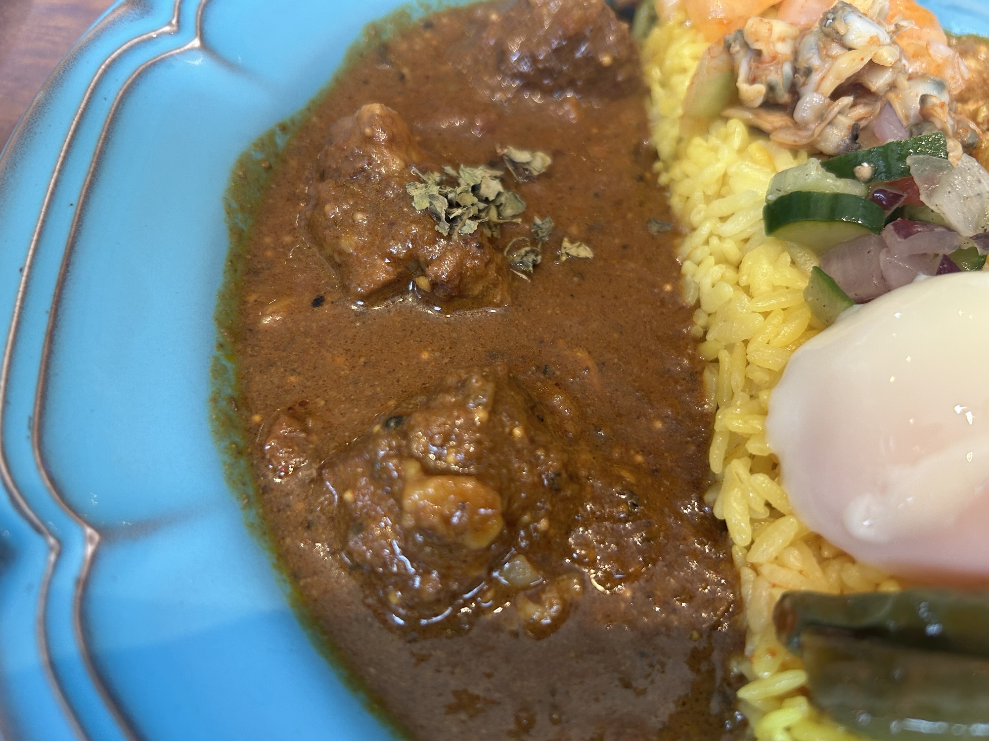 立川 カレー会議室 スパイスカレー2種盛