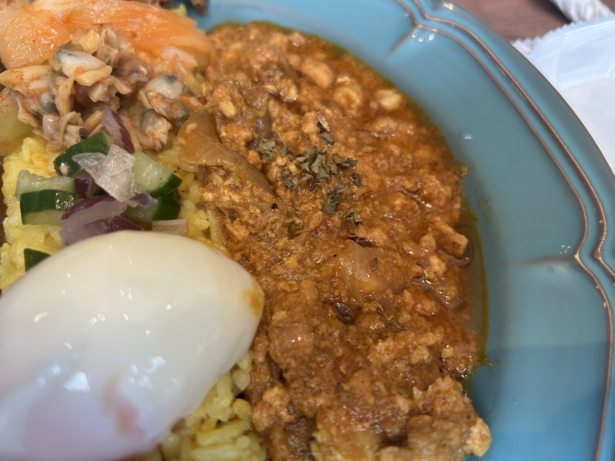 立川 カレー会議室 スパイスカレー2種盛