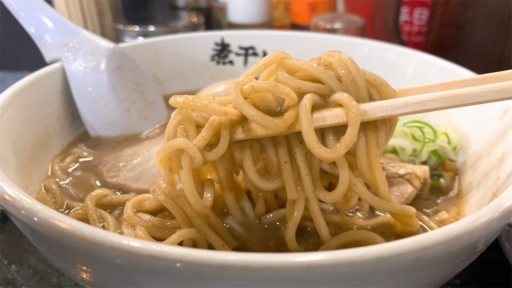 立川 煮干しらーめん青樹 こってり煮干し味玉らーめん