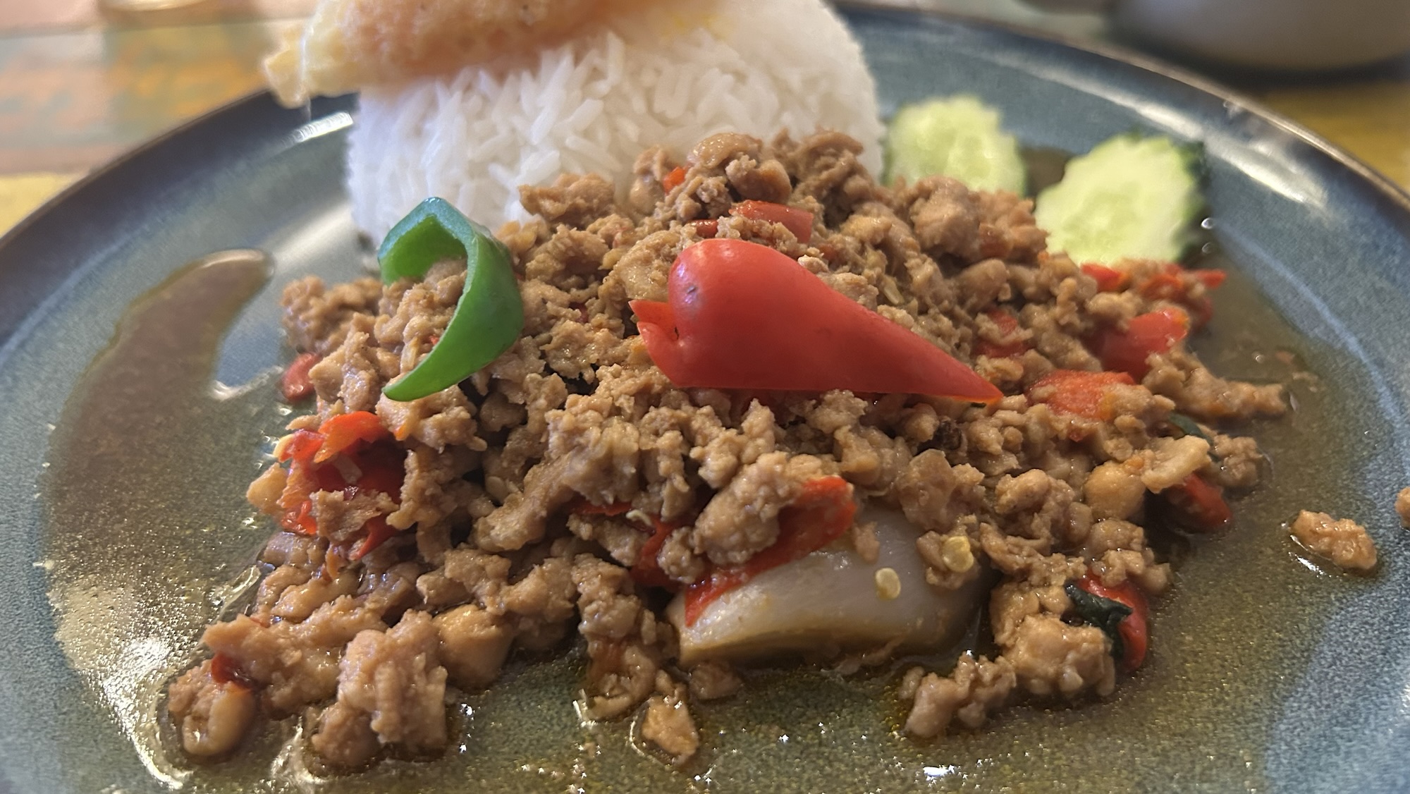 恵比寿 ブルーパパイアタイランド ガパオライス