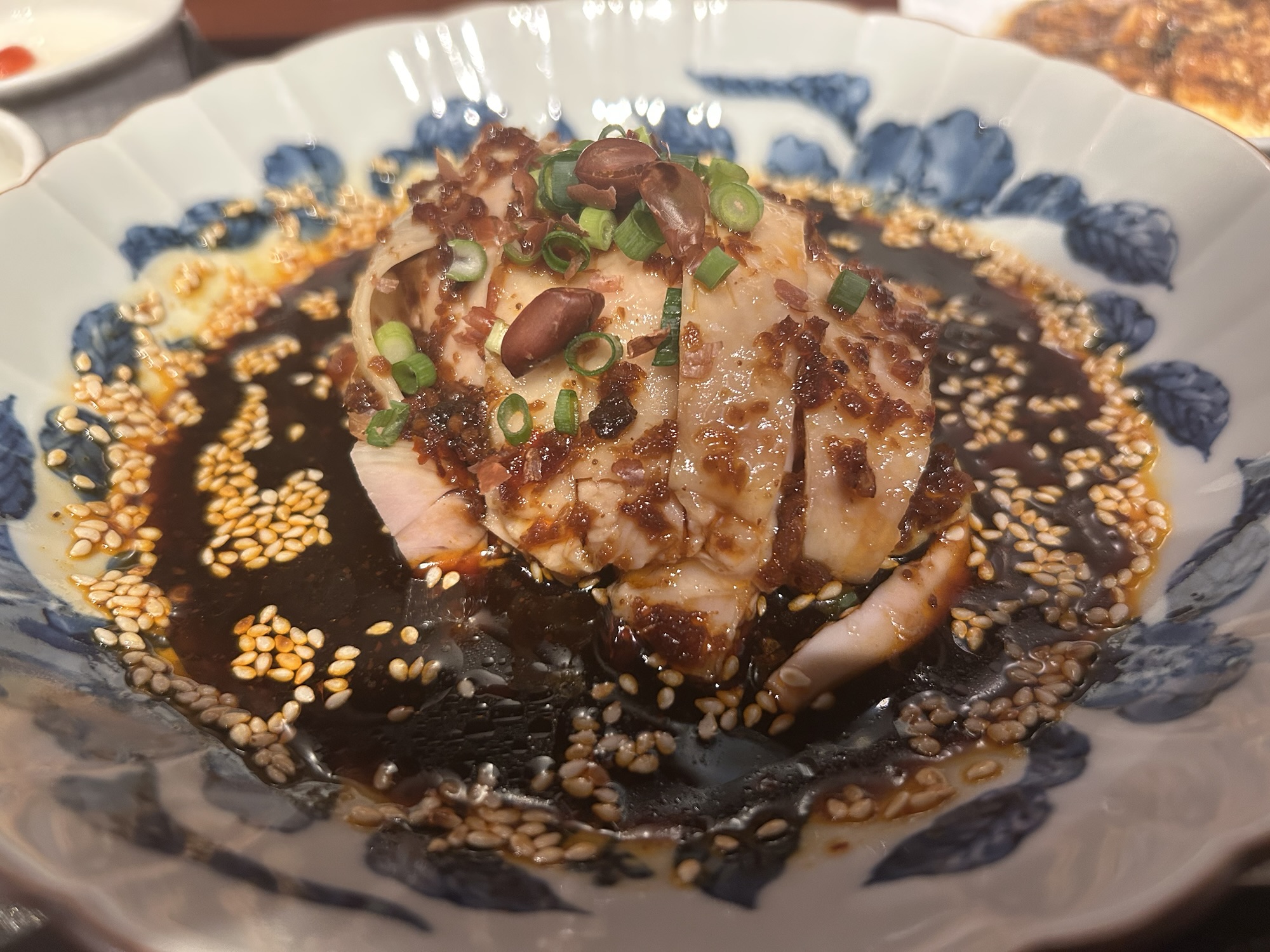 広尾 中華香彩JASMINE 広尾本店 よだれ鶏