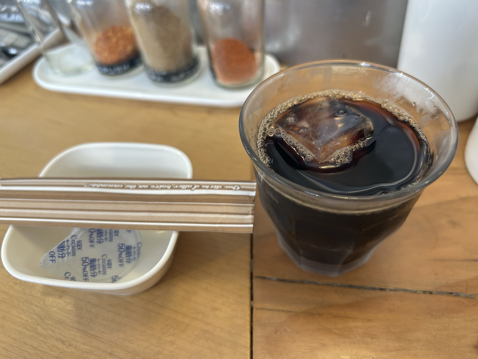 府中 RAINBOW SPICE MASALA STALL アイスコーヒー