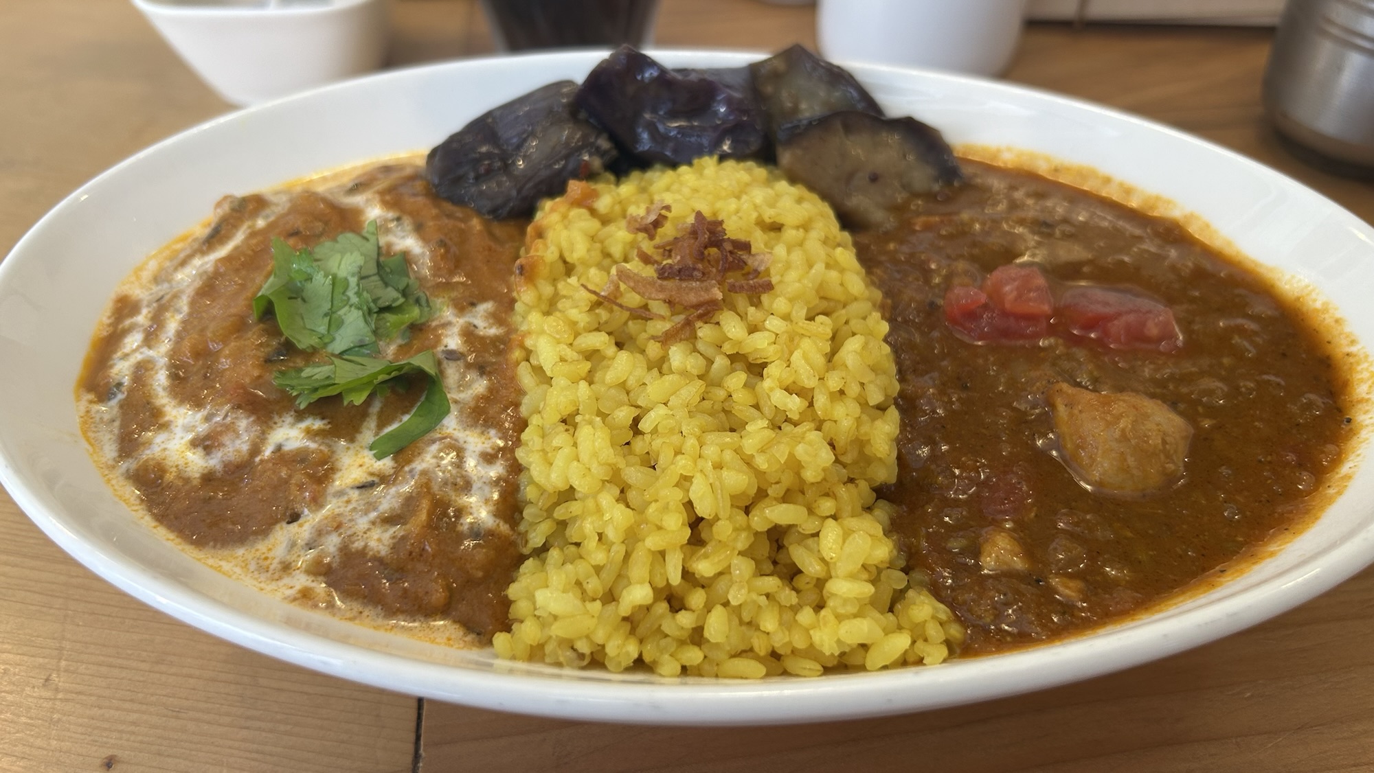 府中 RAINBOW SPICE MASALA STALL LUNCH ダブルカリー
