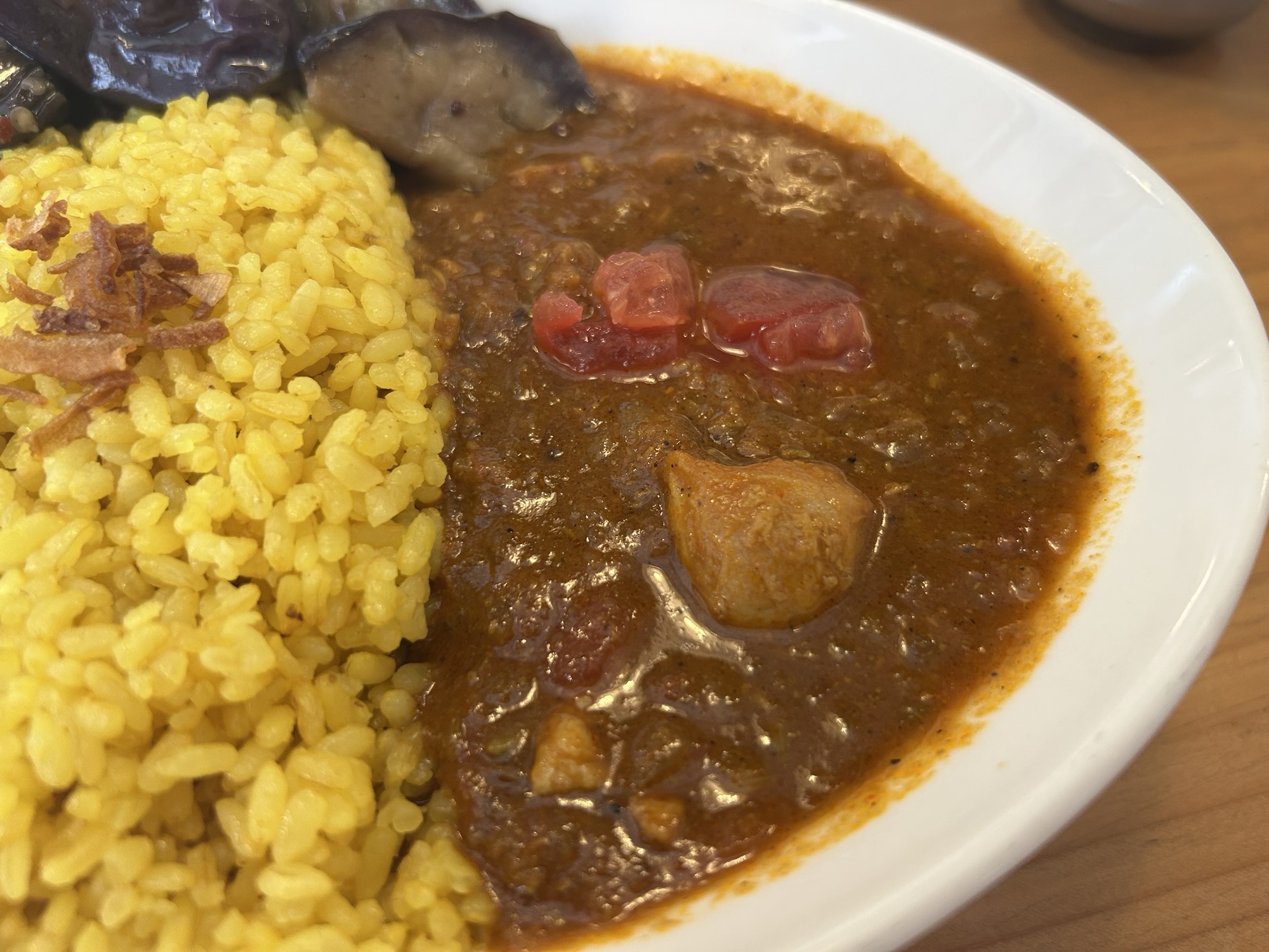 府中 RAINBOW SPICE MASALA STALL LUNCH ダブルカリー