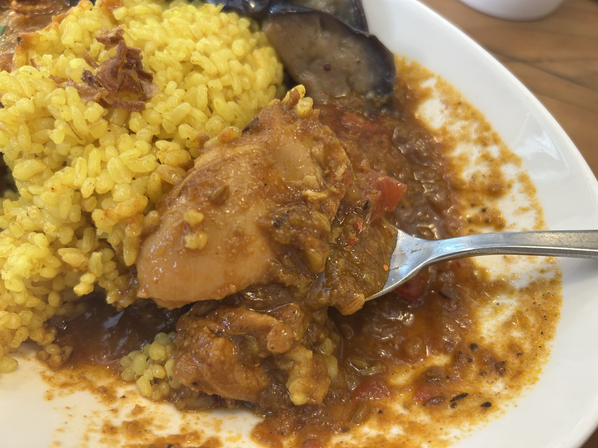 府中 RAINBOW SPICE MASALA STALL LUNCH ダブルカリー