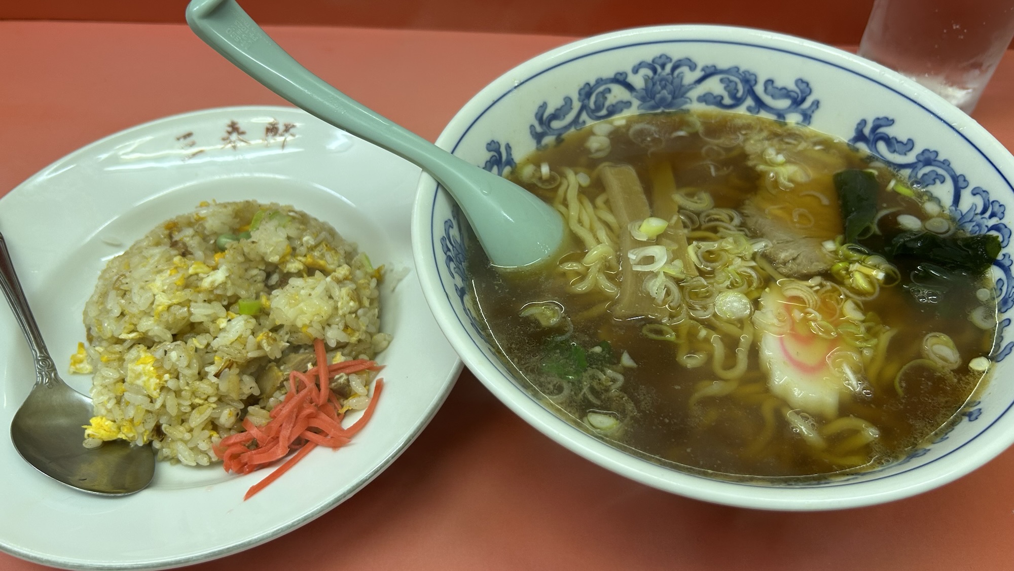 稲城長沼 三来軒 Aセット