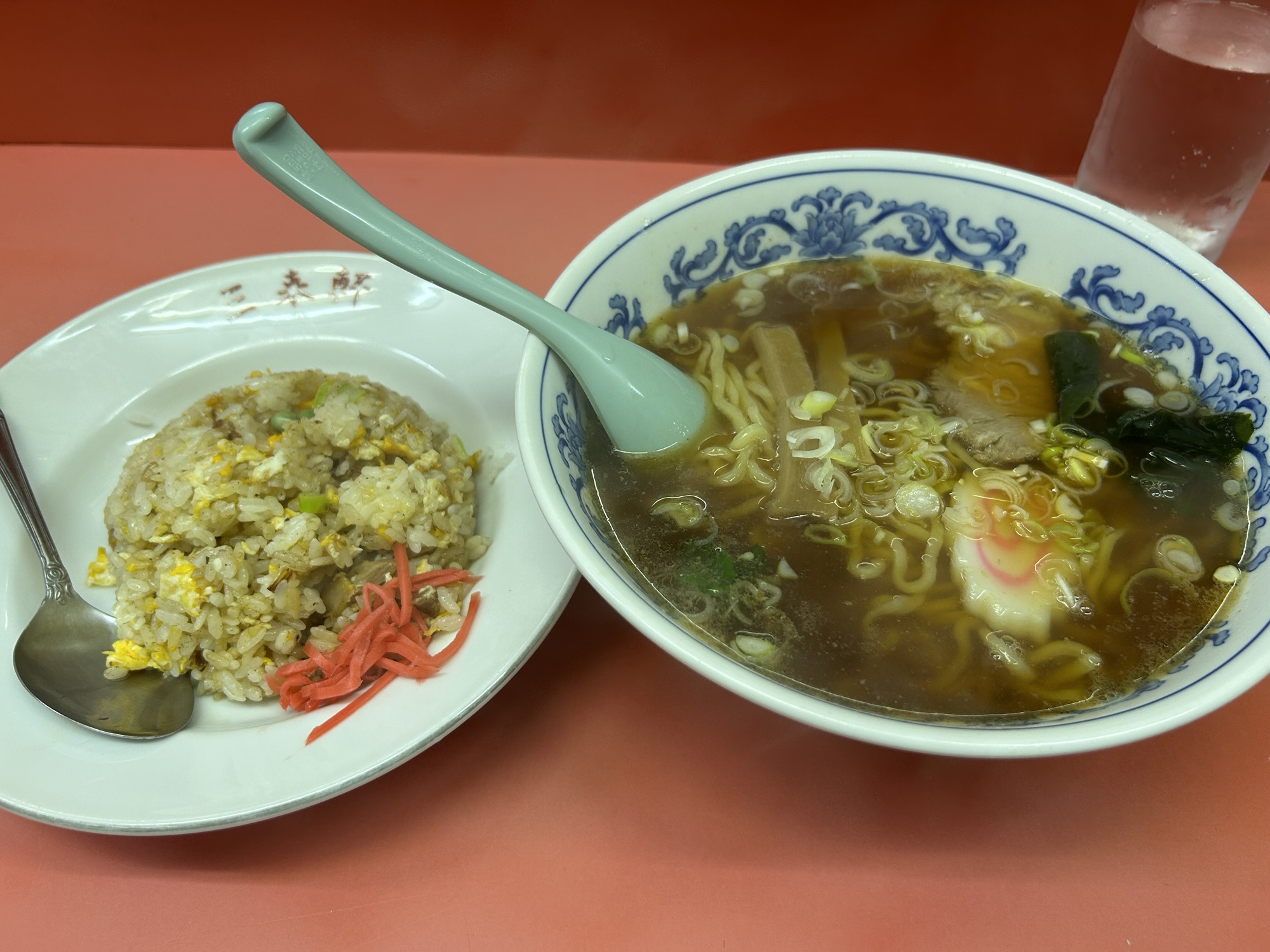 稲城長沼 三来軒 Aセット