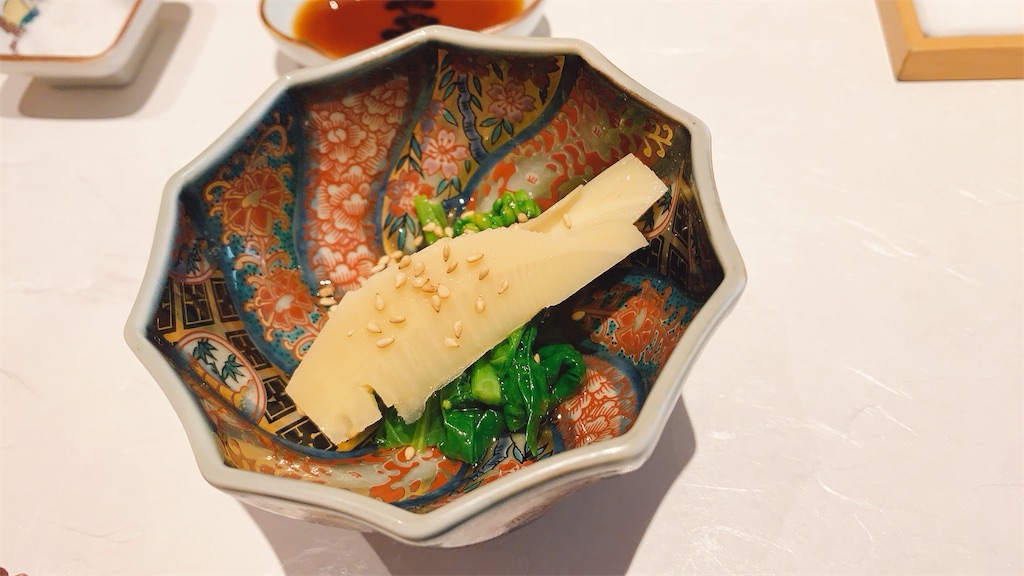 代官山 代官山 鮨 たけうち 菜の花と筍