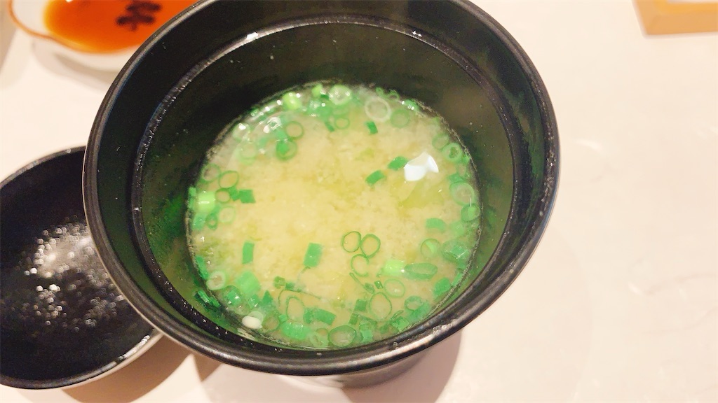 代官山 代官山 鮨 たけうち 味噌汁