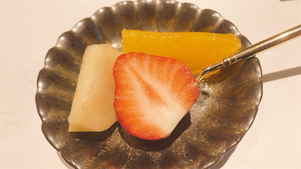 代官山 代官山 鮨 たけうち 果物