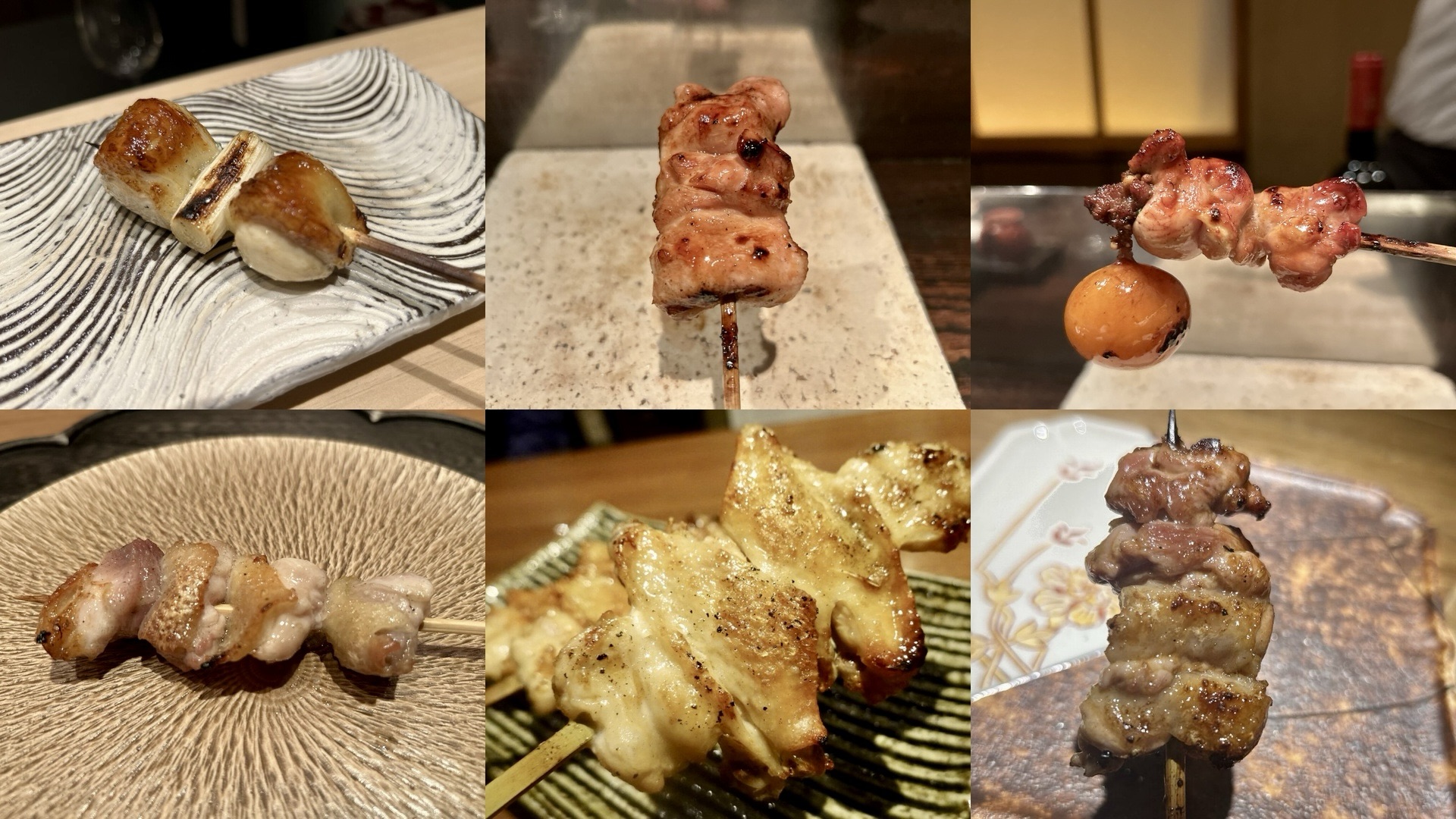 麻布十番 焼き鳥まとめ コラージュ写真