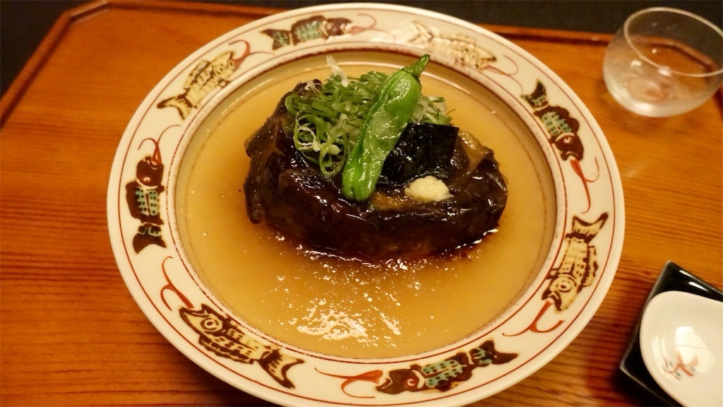 神谷町 精進料理 醍醐 賀茂茄子煮おろし