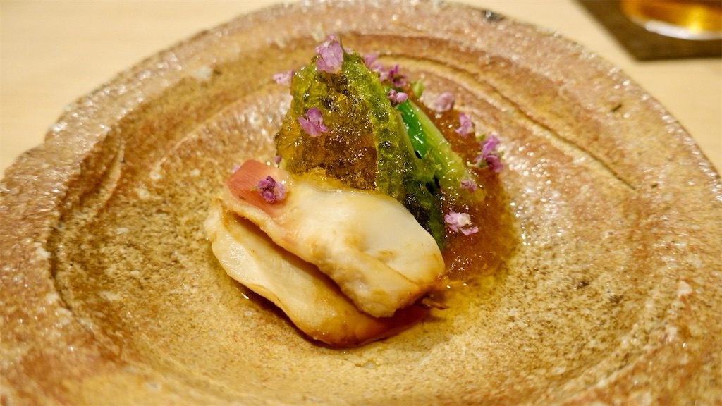 銀座 鮨 むらやま 春野菜と炙りのホッキ貝