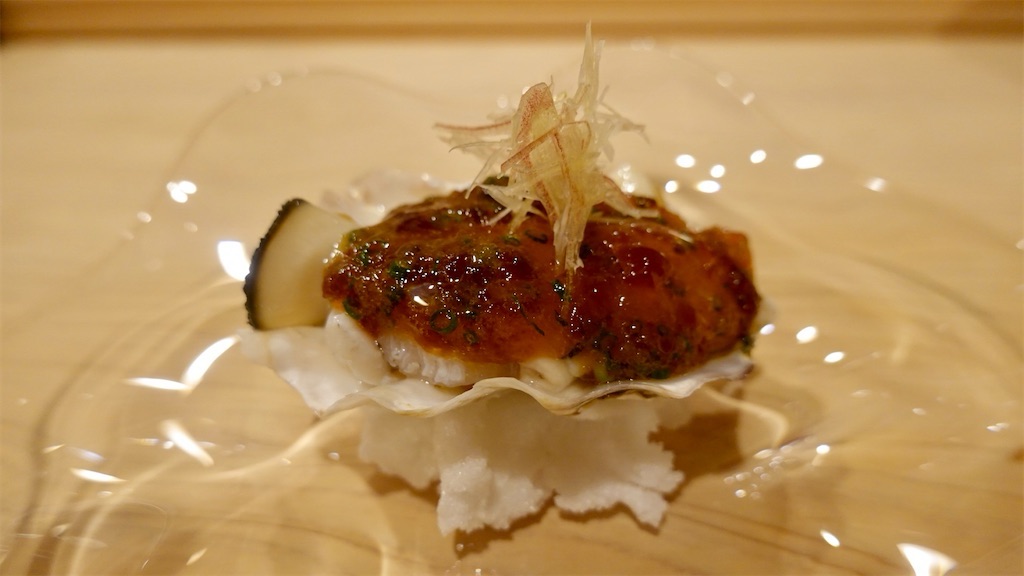 銀座 鮨 むらやま 牡蠣