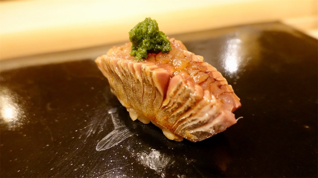 銀座 鮨 むらやま 鯵