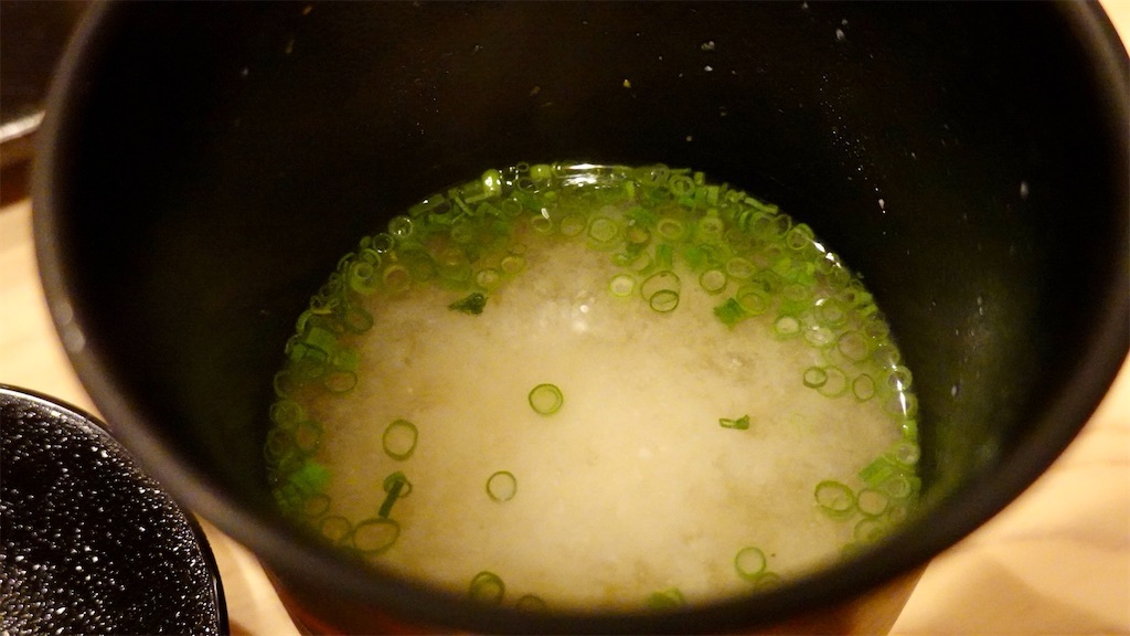 銀座 鮨 むらやま 味噌汁