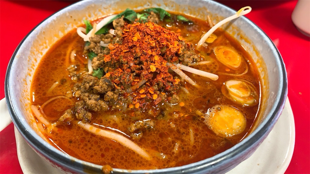 登戸 中国家庭料理 神洲之華 タンタン麺