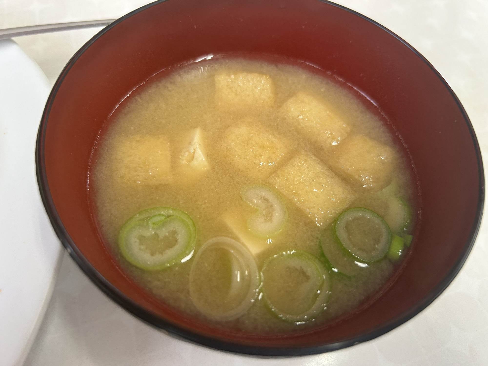 稲城市 大盛軒 味噌汁