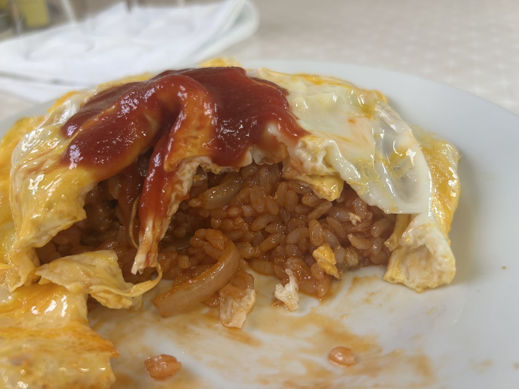 稲城市 大盛軒 オムライス