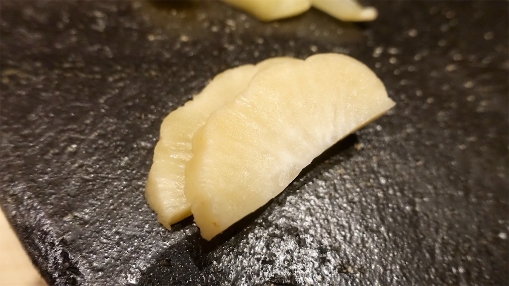 赤坂見附 すし匠 齋藤 大根の漬物
