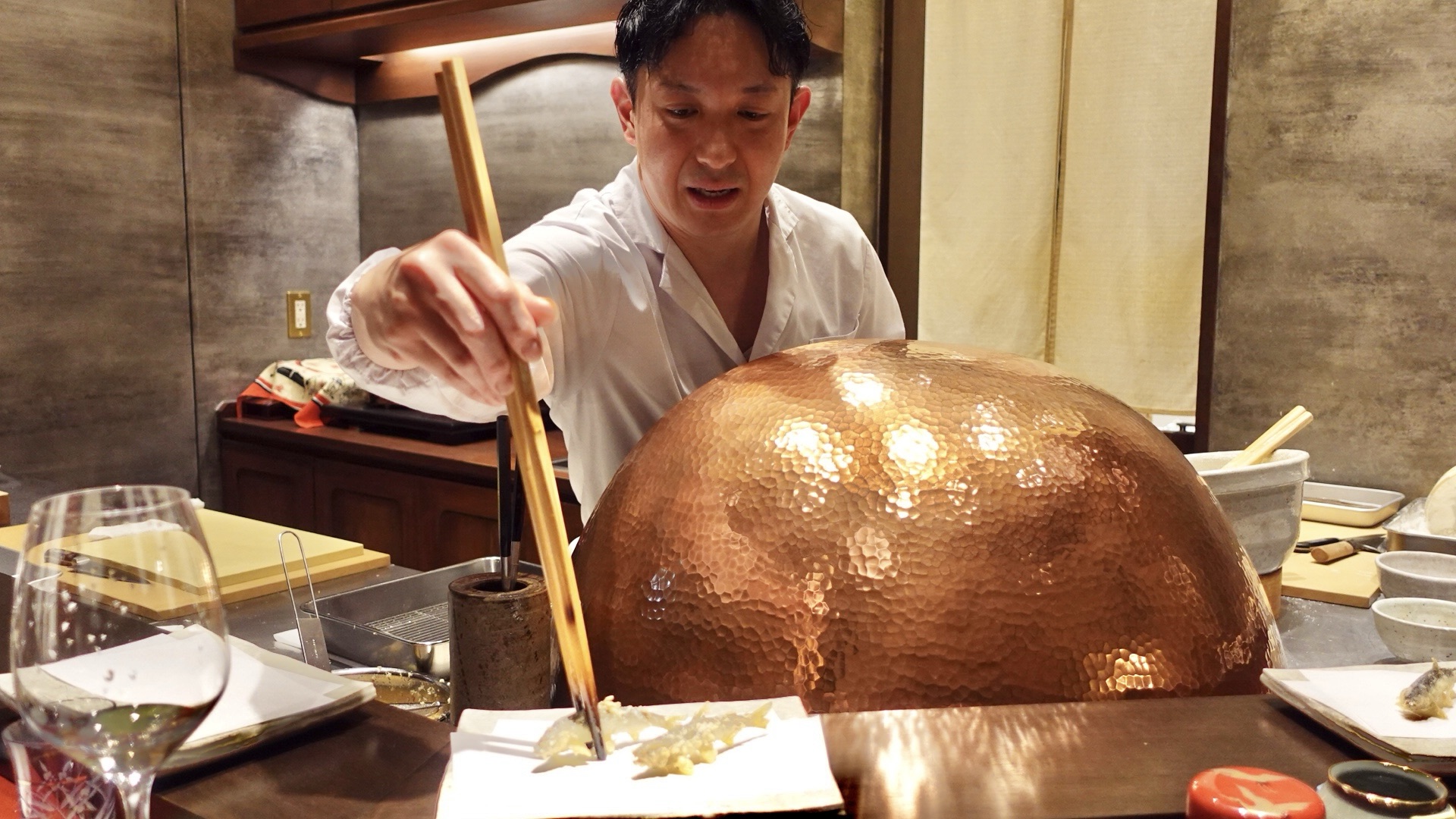 虎ノ門ヒルズ 天ぷら あらたみかわ 稚鮎
