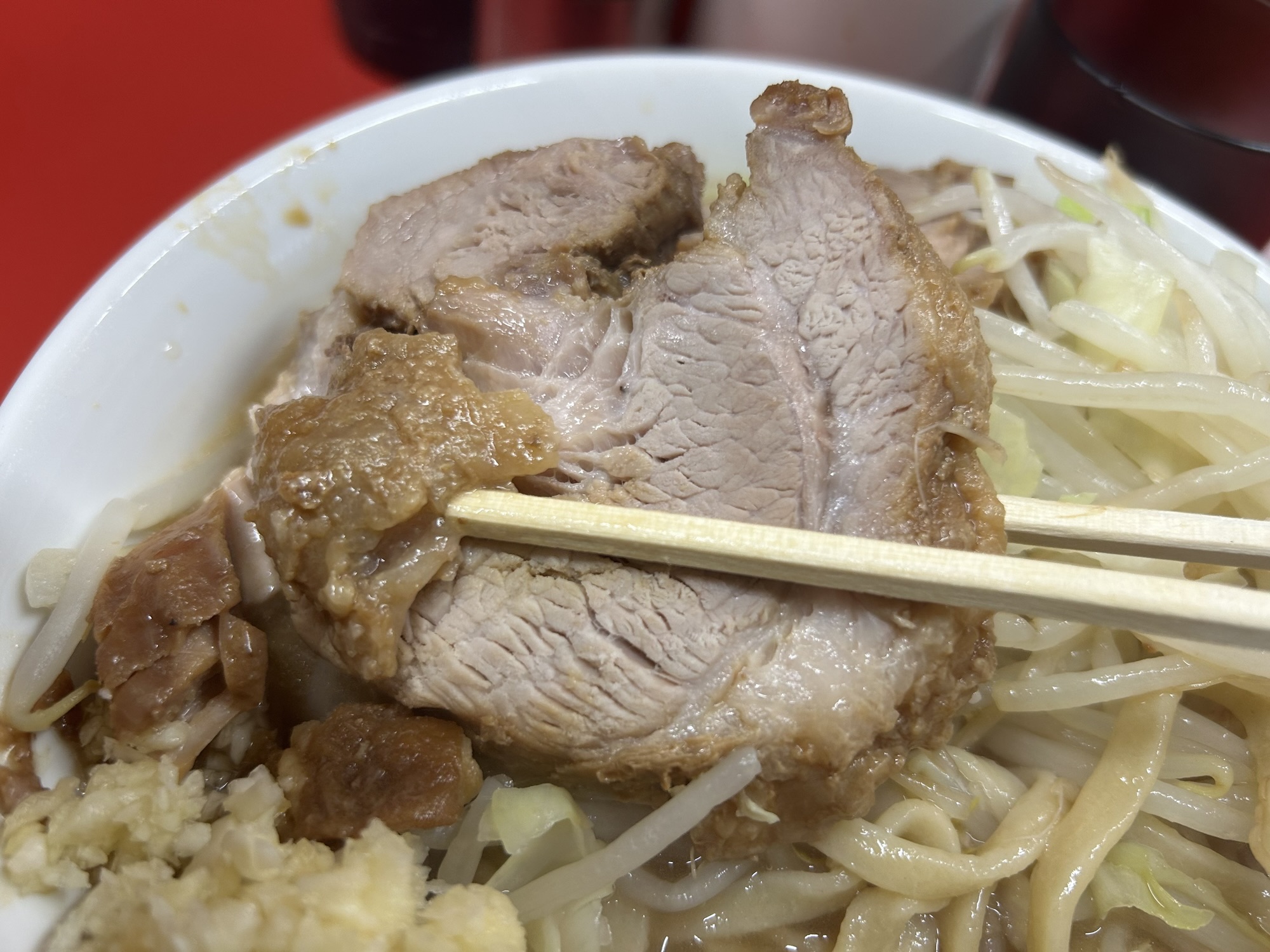 一橋学園 ラーメン二郎 一橋学園店 小ラーメン