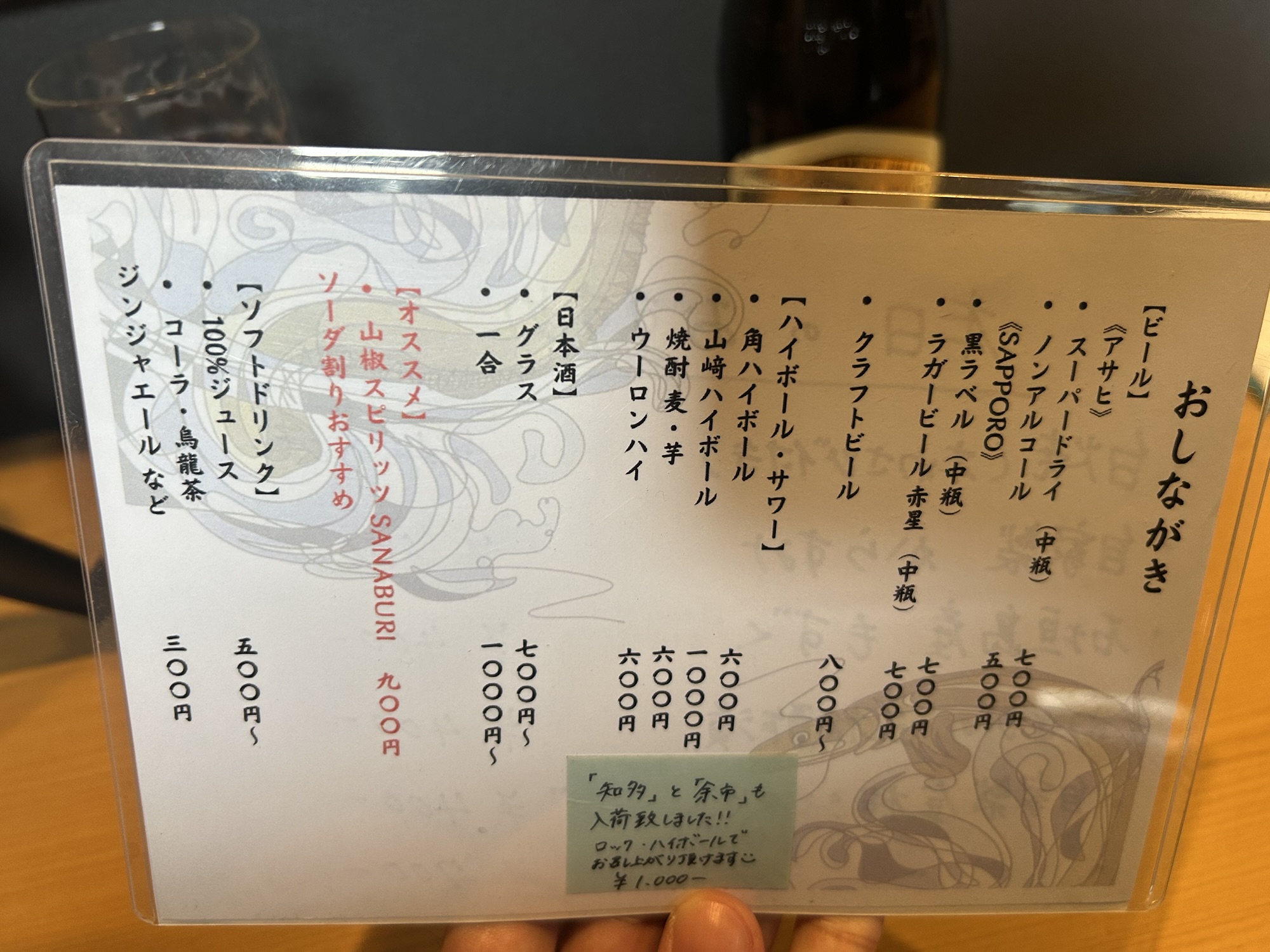 川崎 うなぎ仙人 メニュー