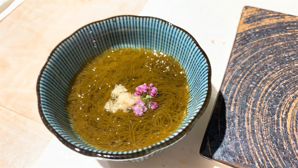 麻布十番 立ち食い鮨 まさ モズク
