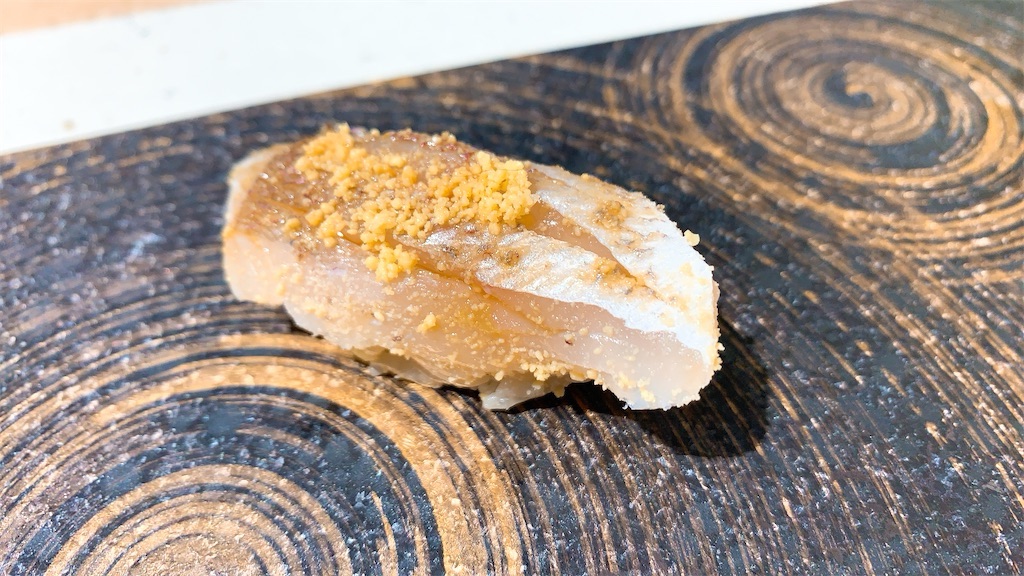 麻布十番 立ち食い鮨 まさ 春子鯛