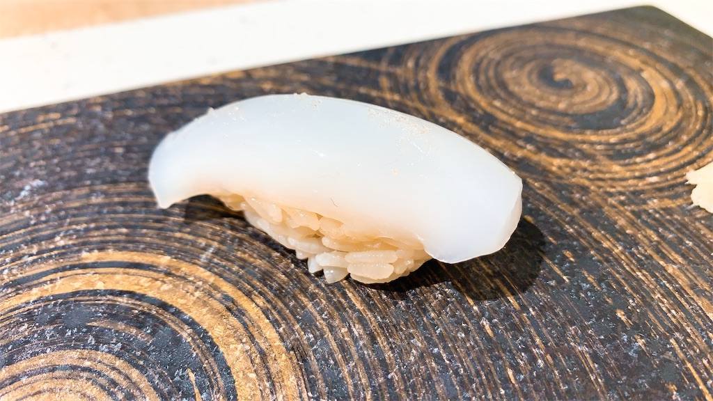 麻布十番 立ち食い鮨 まさ 墨烏賊