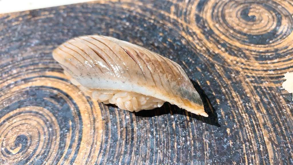 麻布十番 立ち食い鮨 まさ 鰯