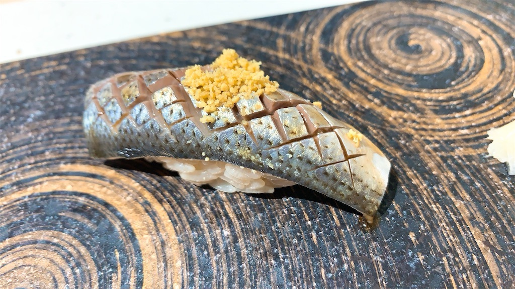 麻布十番 立ち食い鮨 まさ 小肌