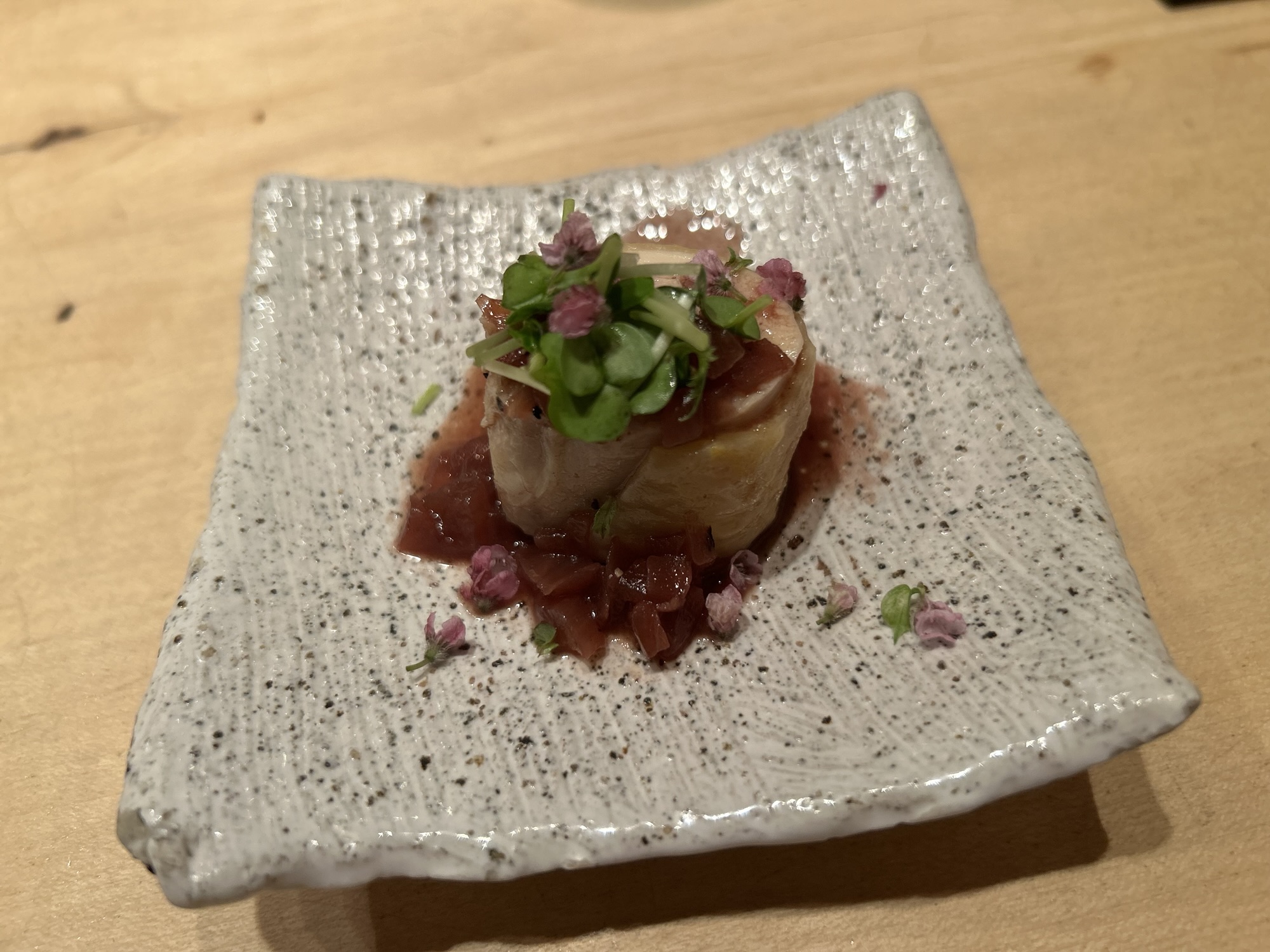 目黒 鳥かど 野菜の鶏巻き