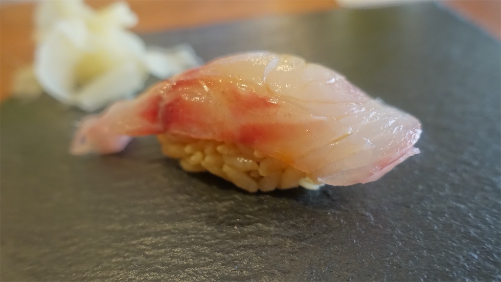 四ツ谷 立ち食い鮨 まさ イサキ