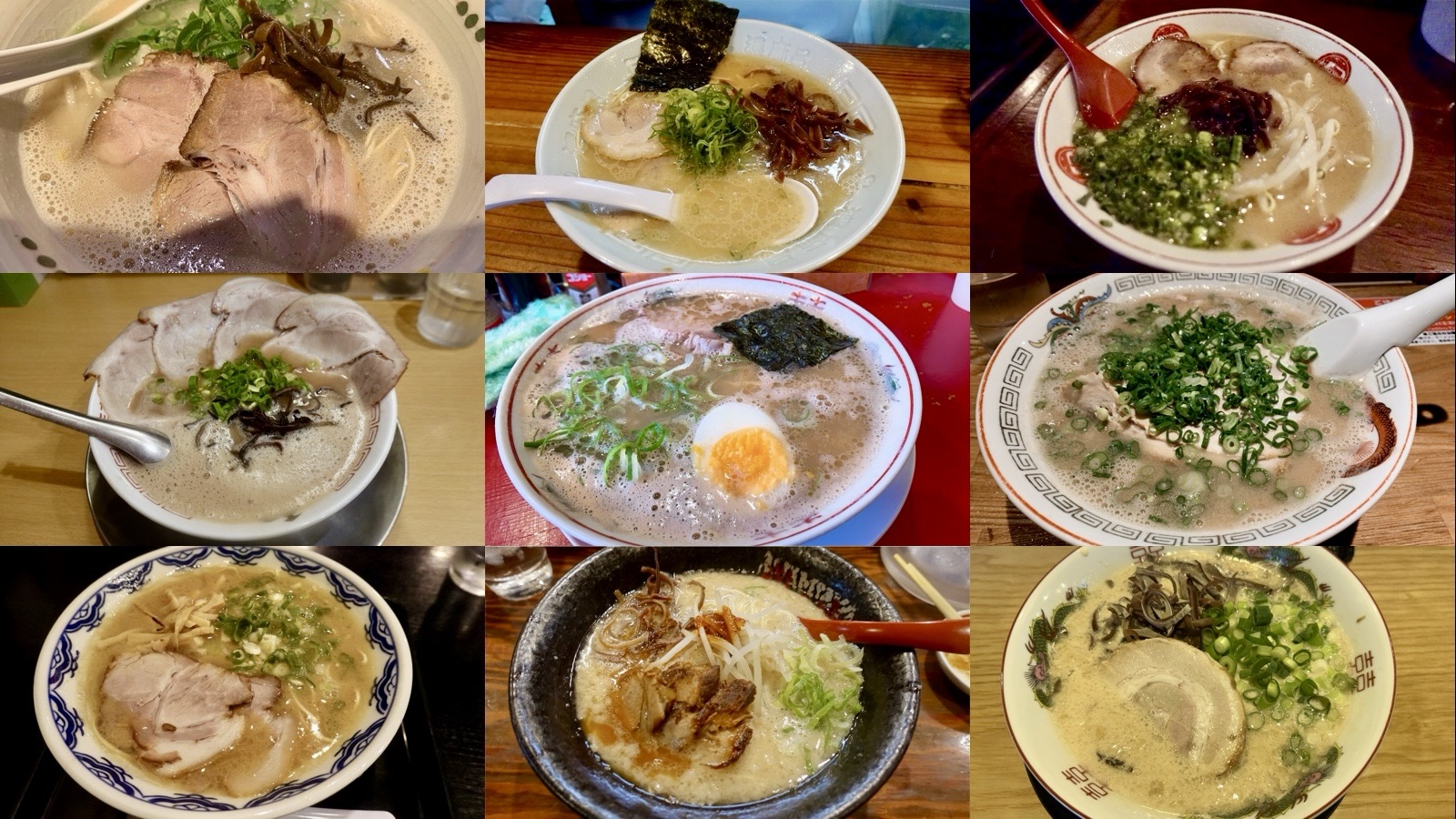 東京 豚骨ラーメンの名店まとめ コラージュ写真