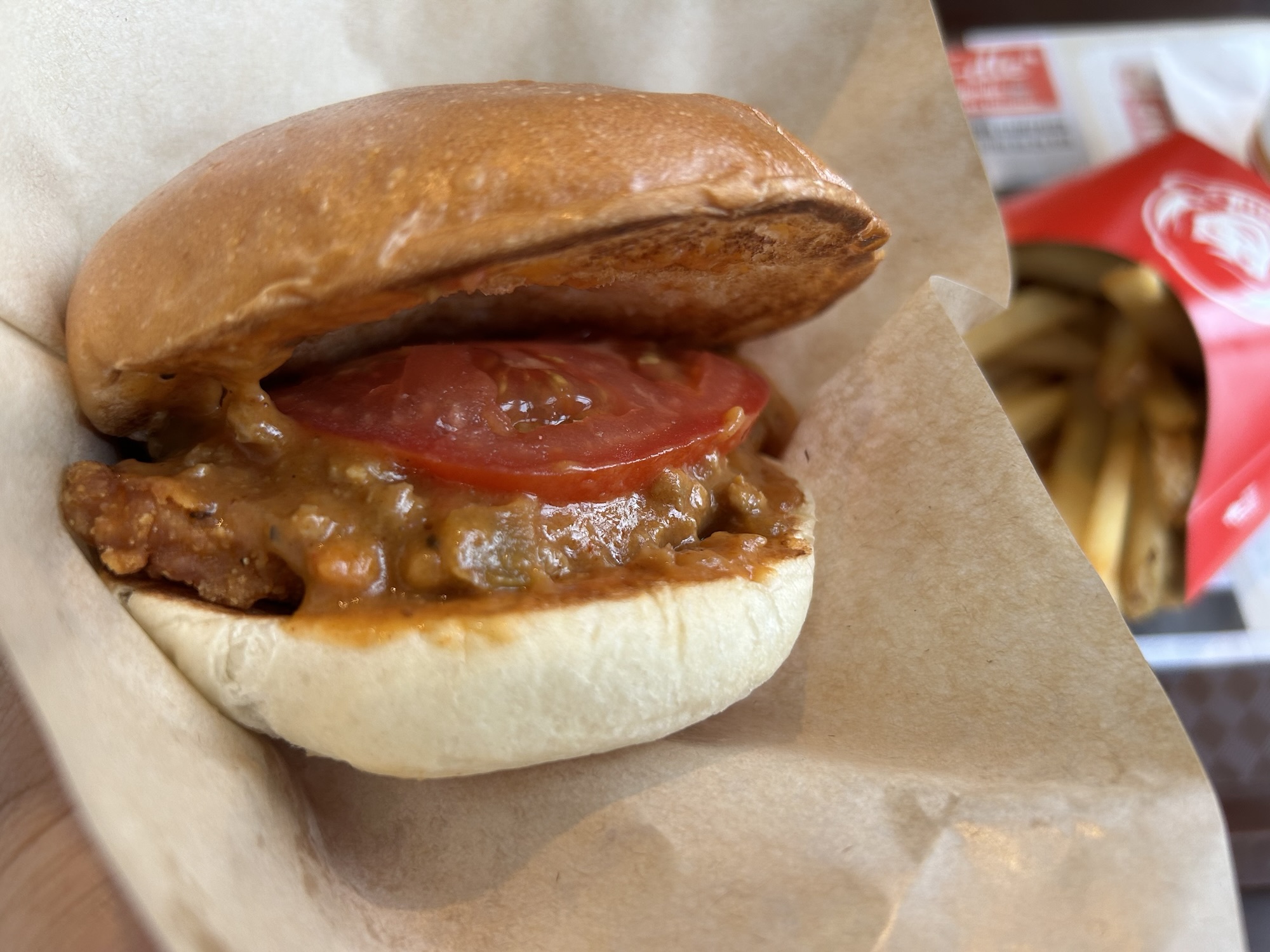 ウェンディーズ・ファーストキッチン ウェンディーズホットチリスパイシーチキンフィレバーガー