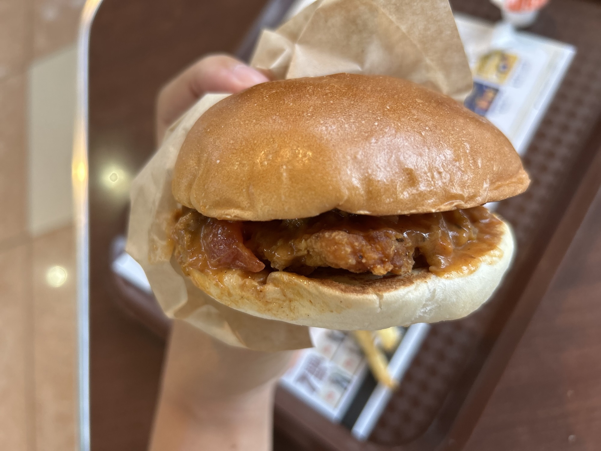 ウェンディーズ・ファーストキッチン ウェンディーズホットチリスパイシーチキンフィレバーガー